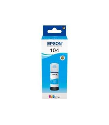 Epson Ink 104 EcoTank Cyan (C13T00P240)