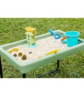 MASTERKIDZ Prostokątny Stolik Do Zabawy Piaskiem I Wodą Regulowana Wysokość