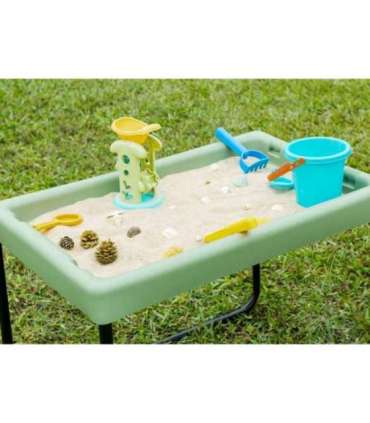 MASTERKIDZ Prostokątny Stolik Do Zabawy Piaskiem I Wodą Regulowana Wysokość