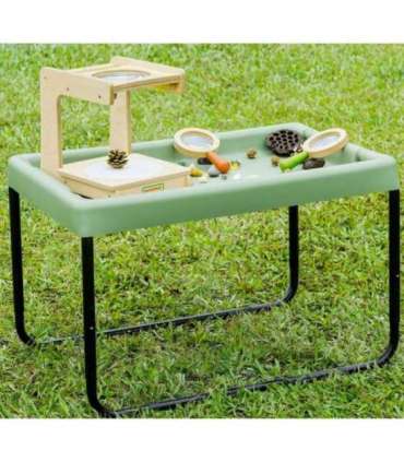 MASTERKIDZ Prostokątny Stolik Do Zabawy Piaskiem I Wodą Regulowana Wysokość