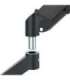 Maclean 2 monitor mount, gas spring, 17"-32", 2-10kg, black, MC-134