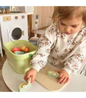 TOOKY TOY puidust toidukomplekt: köögiviljad ja puuviljad