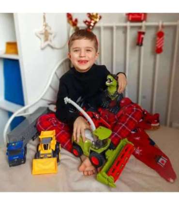 WOOPIE Zdalnie Sterowany Kombajn Zestaw Jasno Zielony