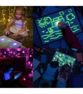 WOOPIE Magiczny Tablet Graficzny do Rysowania Neonowe Kolory