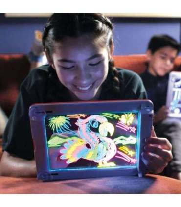 WOOPIE Magiczny Tablet Graficzny do Rysowania Neonowe Kolory