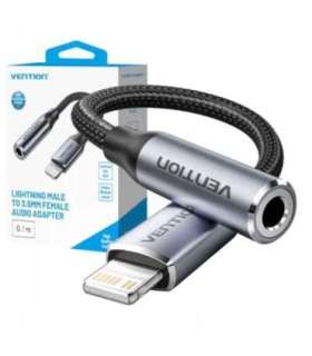 Vention Lightning male adapter 3.5mm jack 0.1m