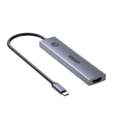 UNITEK USB-C 7-in-1 PD 100W HDMI 2.0 HUB WITH ON/OFF SWITCH