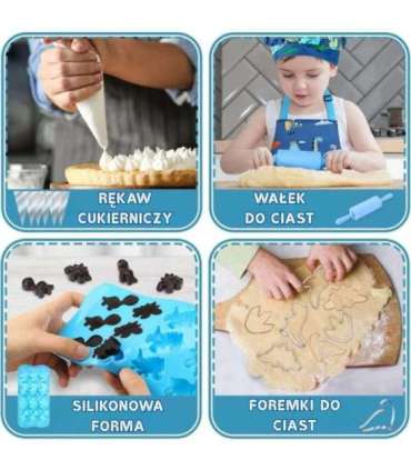 WOOPIE Dino Zestaw Małego Kucharza