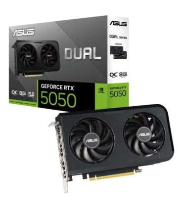 ASUS Dual NVIDIA GeForce RTX 5050 8 GB OC graphics card