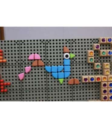 MASTERKIDZ geomeetrilised tahvlielemendid, 256 tk