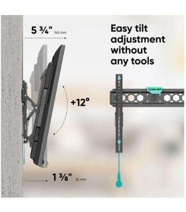 TV SET ACC WALL MOUNT /32-70"/BLACK TM5-B ONKRON