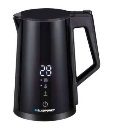 Blaupunkt EKD601 electric kettle with display, 1.7 l, 2200 W, black