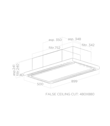 Elica CLOUD SEVEN IX/F/90
