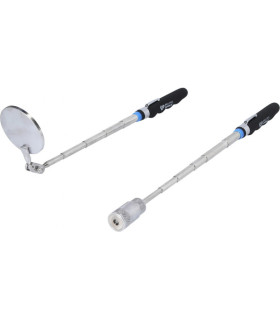 Teleskoop peegel D52mm ja magnet 2kg komplekt, pikkus 620mm, Brilliant Tools
