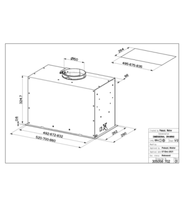 Faber INKA LUX EVO BK MATT A52