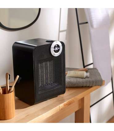 Leroy Merlin Equation 1800W LED keraamiline ventilaatorkütteseade, must