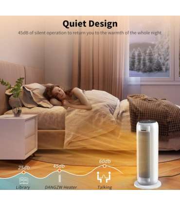 Тепловентилятор Dangzw 2000W с пультом дистанционного управления