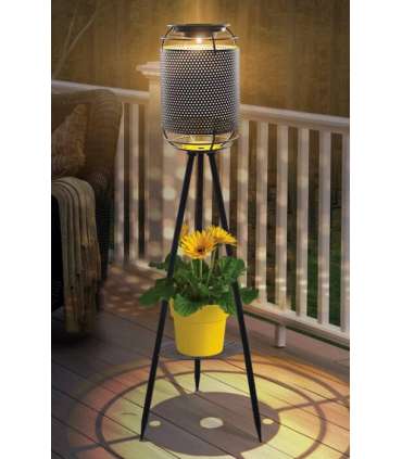 Напольный садовый светильник на солнечной батарее JJjalights (на штативе)