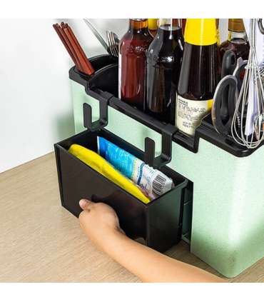 Многофункциональная кухонная полка SortOut (зелёная)