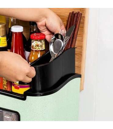 Многофункциональная кухонная полка SortOut (зелёная)