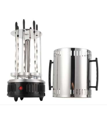 Вертикальный электрогриль TABODD с 6 шампурами