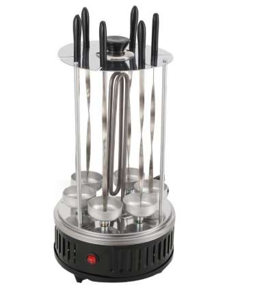 Вертикальный электрогриль TABODD с 6 шампурами