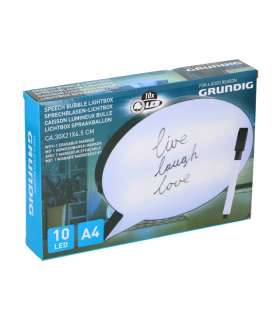 Световая LED-панель Grundig Lightbox „Speech Bubble”, 30 × 21 см