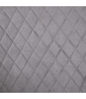 Стул NAOMI 61x60,5xH47 / 84см, серая ткань, черные металлические ножки