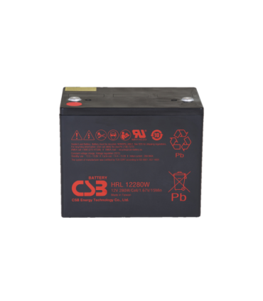 CSB Battery Battery 12V 6Ah 25W Pb F2 HRL1225W