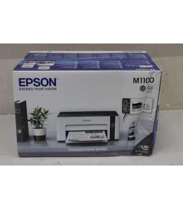 SALE OUT. Epson EcoTank M1100 Epson EcoTank M1100 Inkjet Mono Standard Grey DAMAGED PACKAGING