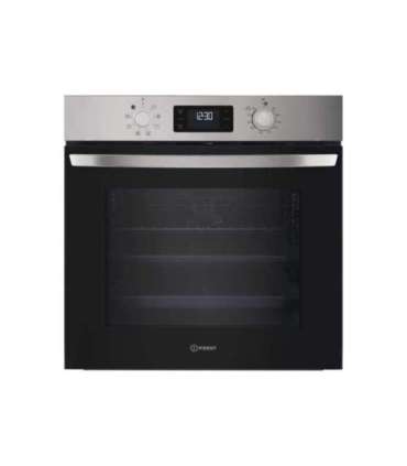 Indesit IO 255HU X Oven, Built-in, Electric, Width 59.5 cm, Self cleaning, Stainless steel