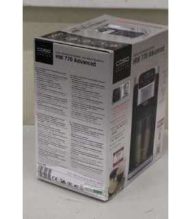 SALE OUT. Caso 01889 HW 770 advanced Turbo Hot water dispenser, Capacity 2.7 L, Black/Stainless Steel Caso Turbo Hot