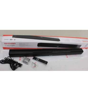 SALE OUT. Sharp HT-SB110 2.0 Slim Soundbar DAMAGED PACKAGING,SMALL SCRATCHED ON TOP Bluetooth