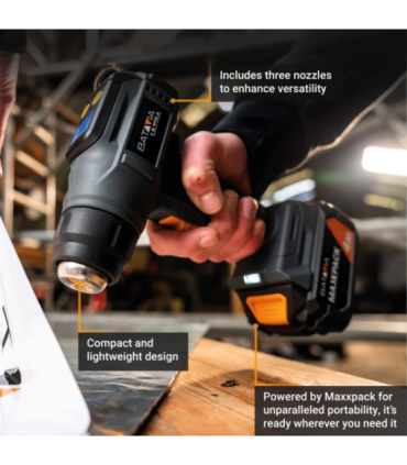 Batavia B.V. 18V Cordless Heat Gun with Digital LCD Display (battery and charger not included)