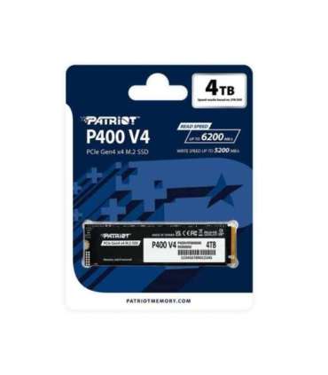 SSD Patriot P400 V4 M.2 PCI-Ex4 NVMe 4TB 6.2GB/s (P400VP4TBM28H)