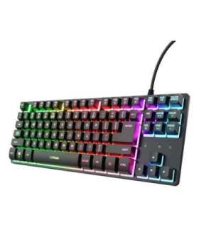 Trust GXT 833 Thado TKL keyboard Gaming USB QWERTY US English Black