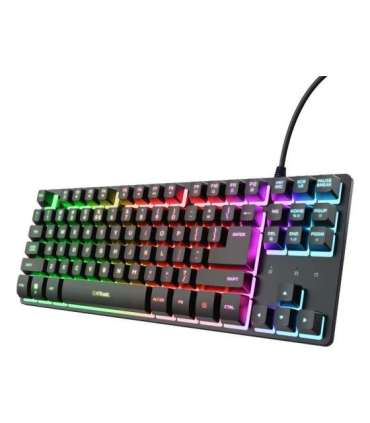 Trust GXT 833 Thado TKL keyboard Gaming USB QWERTY US English Black