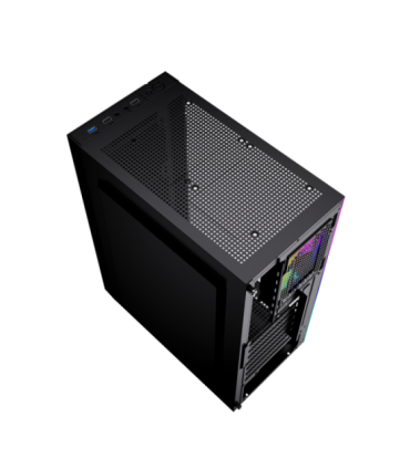 Gembird Fornax 2500 ARGB Gaming ATX computer case, Midi Tower, backlight,  Black