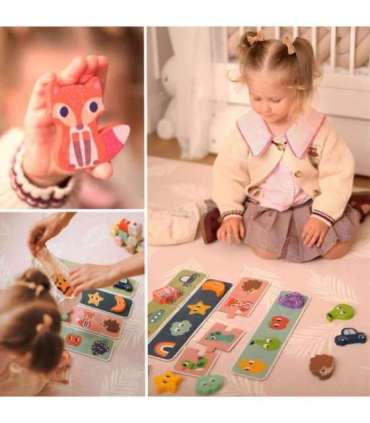 WOOPIE GREEN сенсорная мемори-игра — формы, FSC