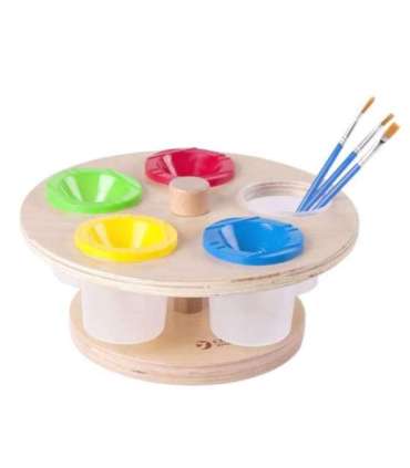 CLASSIC WORLD EDU pöörlev hoidik värvitopsikutele + anumad