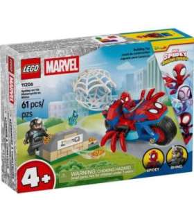 LEGO MARVEL 11206 Spidey on his Motorcycle vs. Rhino