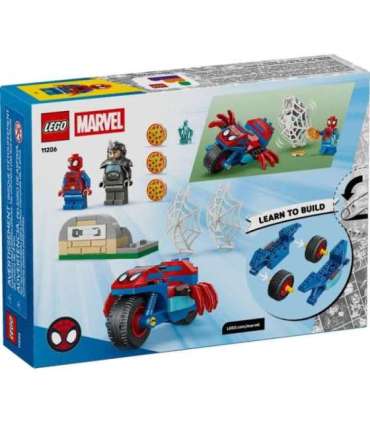 LEGO MARVEL 11206 Spidey on his Motorcycle vs. Rhino