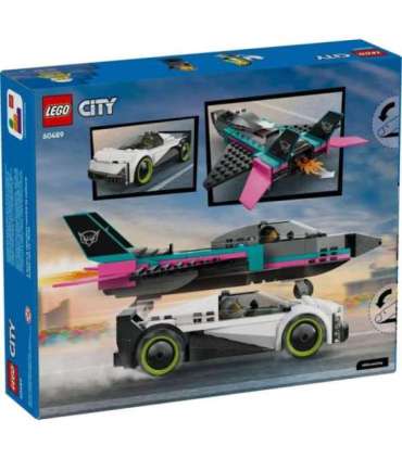 LEGO CITY 60489 Jet vs Car