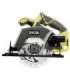 Ryobi R18CSP-0 Circular saw 18 V grey, green