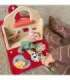 TOOKY TOY Деревянная складная ферма в чемоданчике с животными