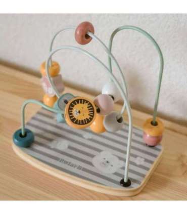 VIGA PolarB деревянная обучающая Монтессори шнуровка-лабиринт