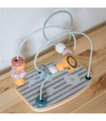 VIGA PolarB деревянная обучающая Монтессори шнуровка-лабиринт