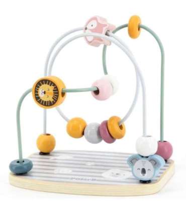 VIGA PolarB деревянная обучающая Монтессори шнуровка-лабиринт