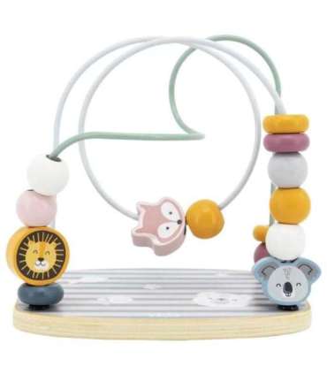 VIGA PolarB деревянная обучающая Монтессори шнуровка-лабиринт