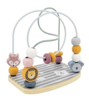 VIGA PolarB деревянная обучающая Монтессори шнуровка-лабиринт